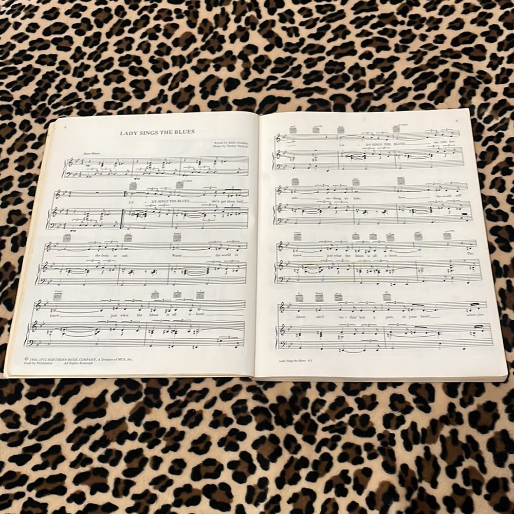BILLIE HOLIDAY Anthology Lady Sings The Blues Vintage Song Book 1976 Jazz Music - Picture 15 of 17